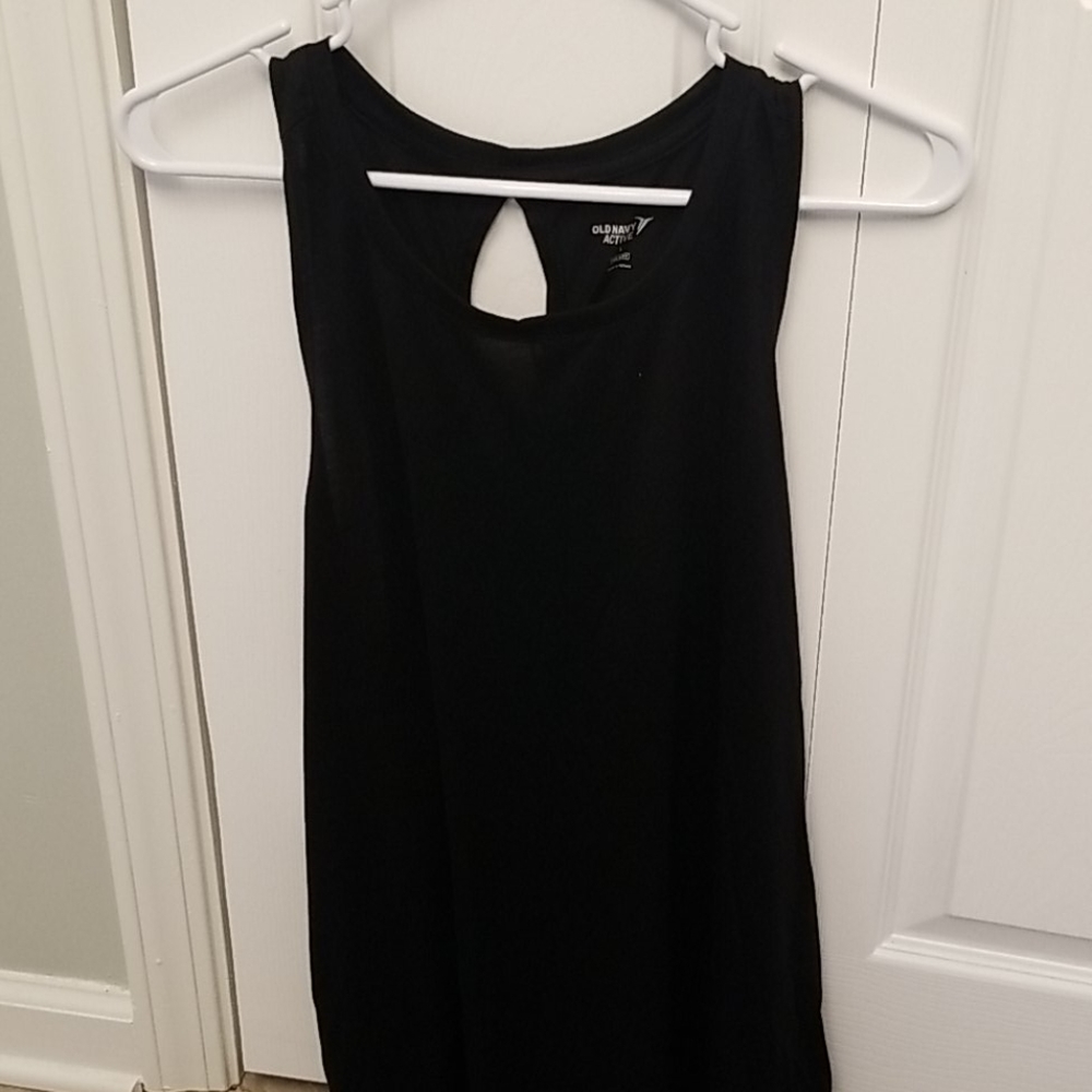 Old navy Go Dry active black yoga top